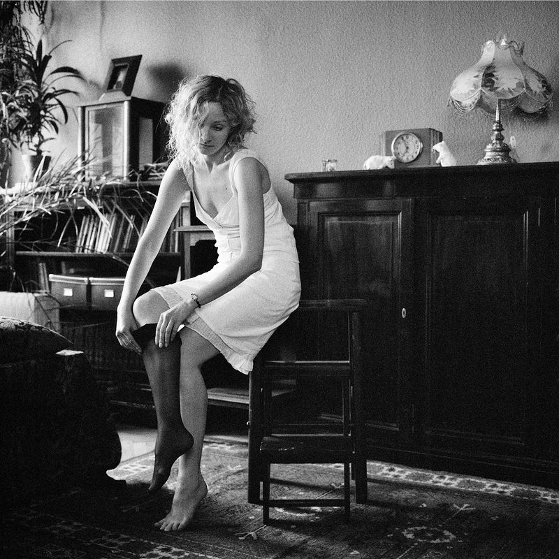 Утро. Анна. Петербург. 2011. 35 х 35 см. Негатив. Inkjet