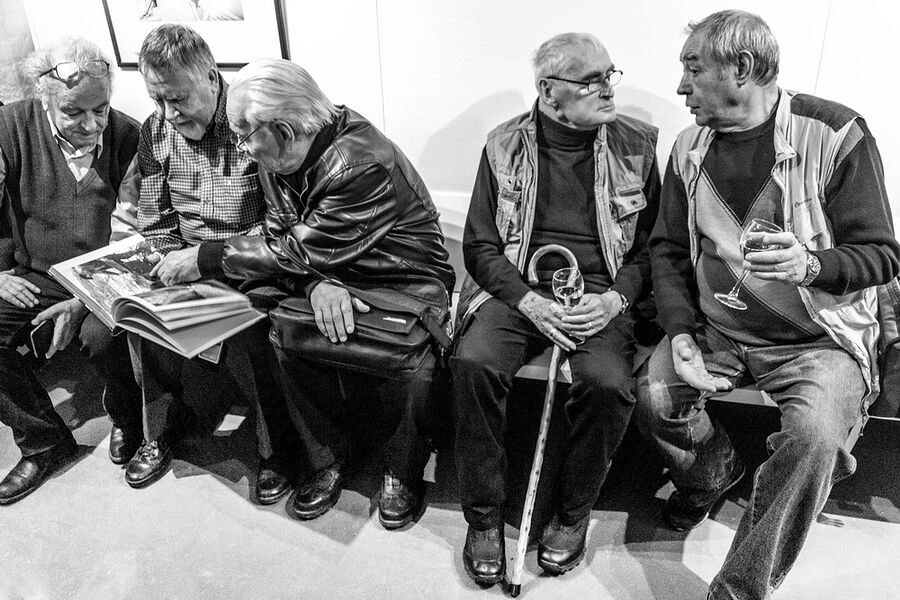 Фотозавалинка. Анатолий Хрупов, Лев Шерстенников, Юрий Транквилицкий, Владимир Богданов, Виктор Загумёнов. Москва. 2017