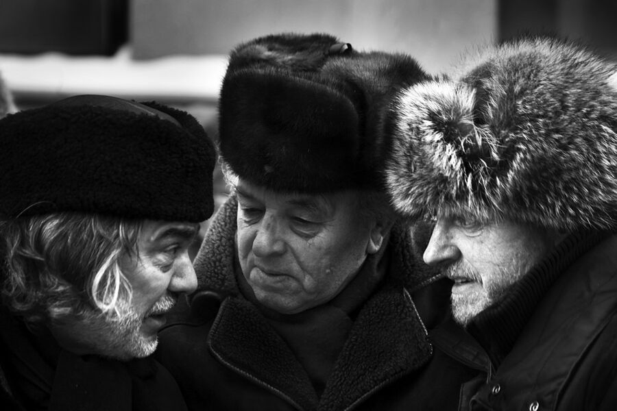 Фотополитбюро. Владимир Вяткин, Анатолий Хрупов и Игорь Гаврилов. Москва. 2010